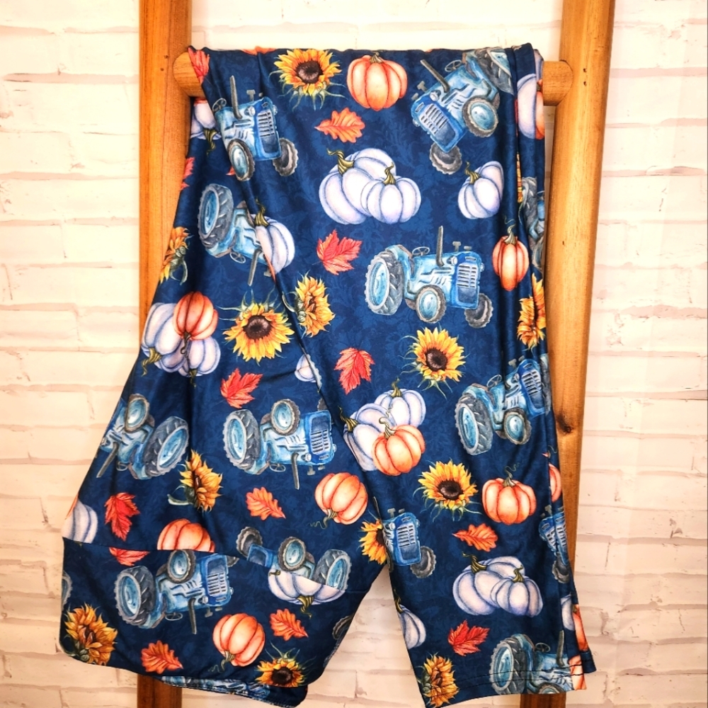 PUMPKIN TRACTOR leggings